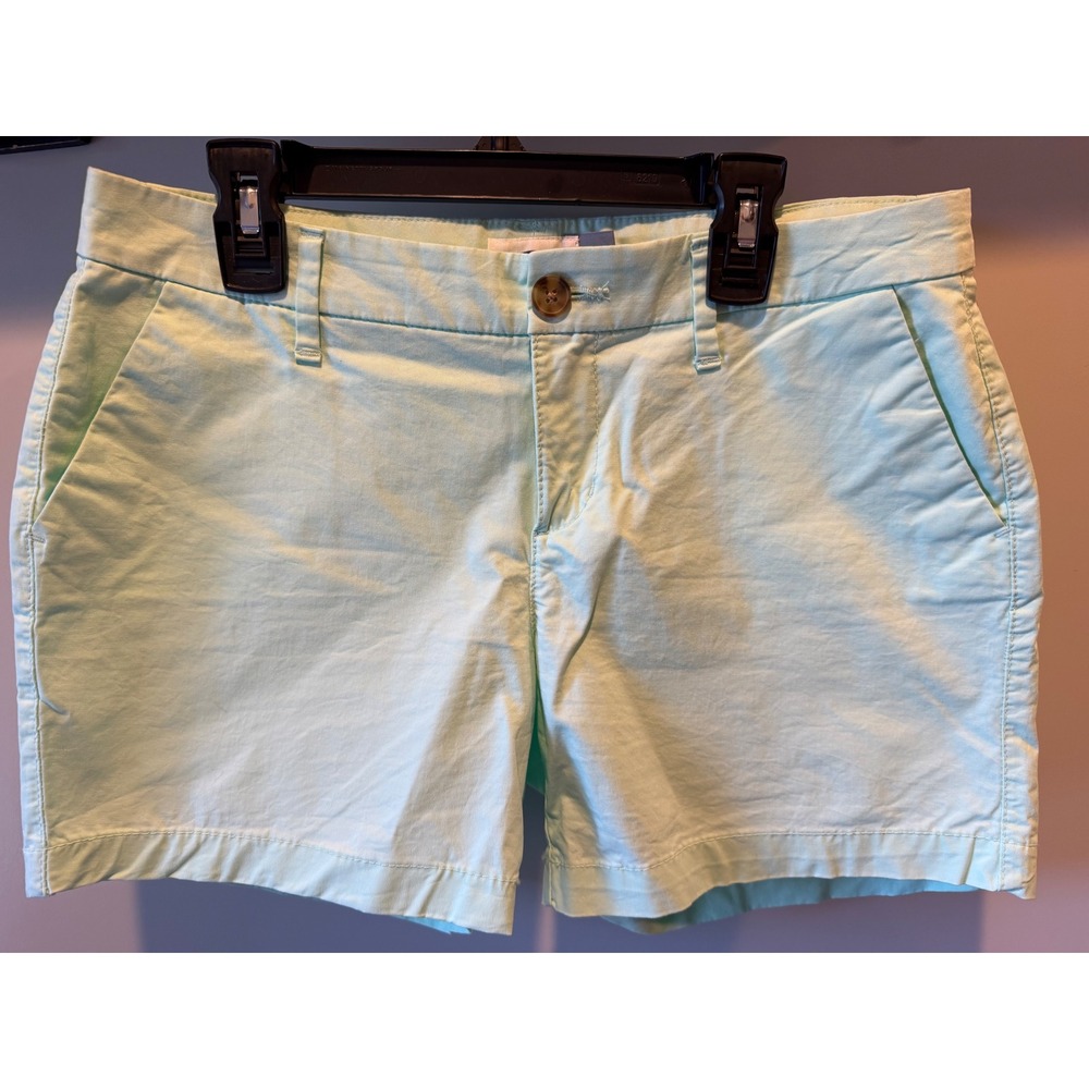 Old Navy Mint Green Everyday Chino Shorts Womens Size 2 Stretch Cotton Summer